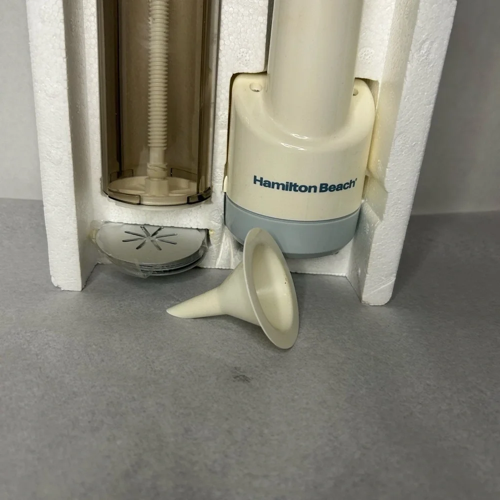 Hamilton Beach White Cordless Cookie Press